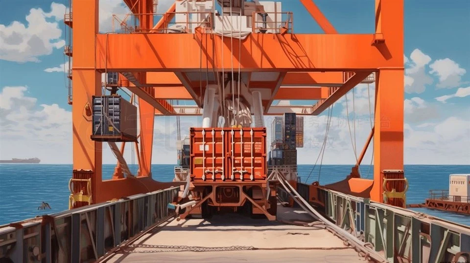 Container complet pentru transport maritim din China-Mexic